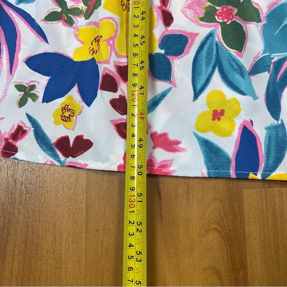 Umgee Women’s Colorful Floral Maxi Dress with Shoulder Ties Size L - Picture 7 of 9